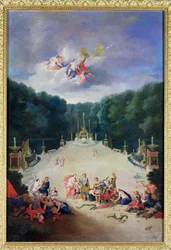 Les Bosquets de Versailles. Vue de l